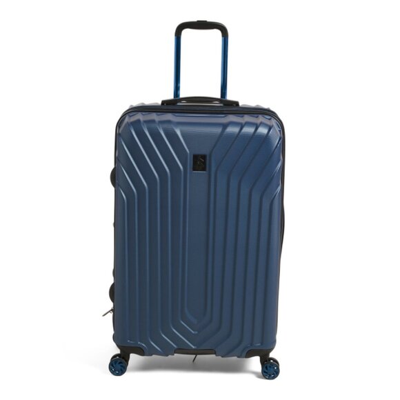 ORIGINAL PENGUIN Metallic Blue 29in Blake Hardside Spinner - Picture 1 of 2
